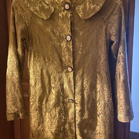 Light autumn/spring mini coat made of lace. - Picture 2 of 3